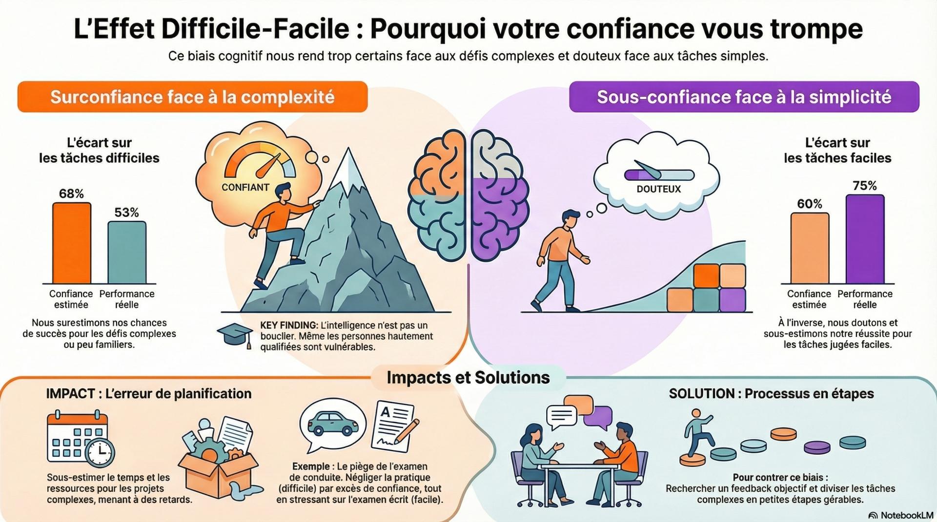 L'effet difficile-facile
