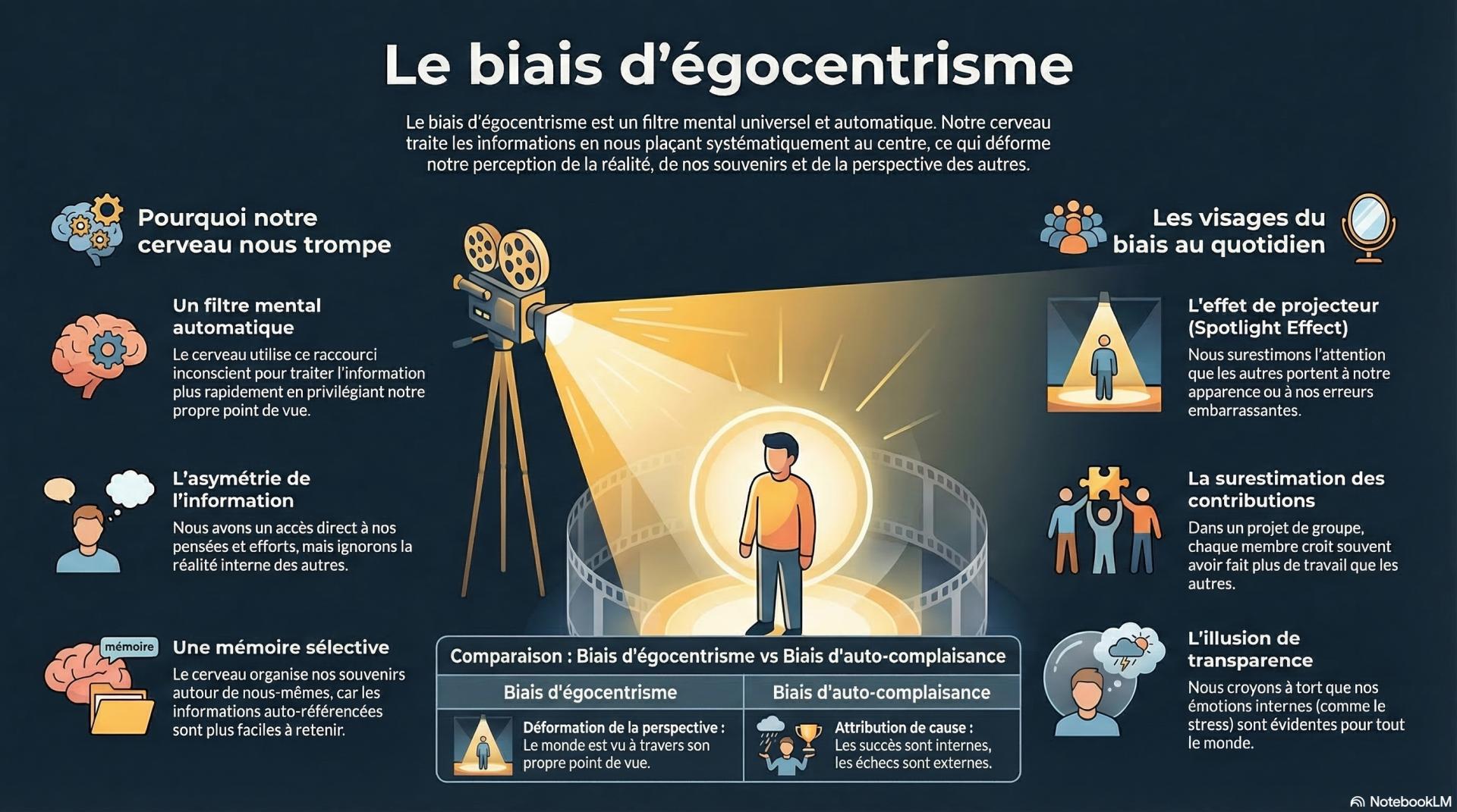 Le biais d'égocentrisme