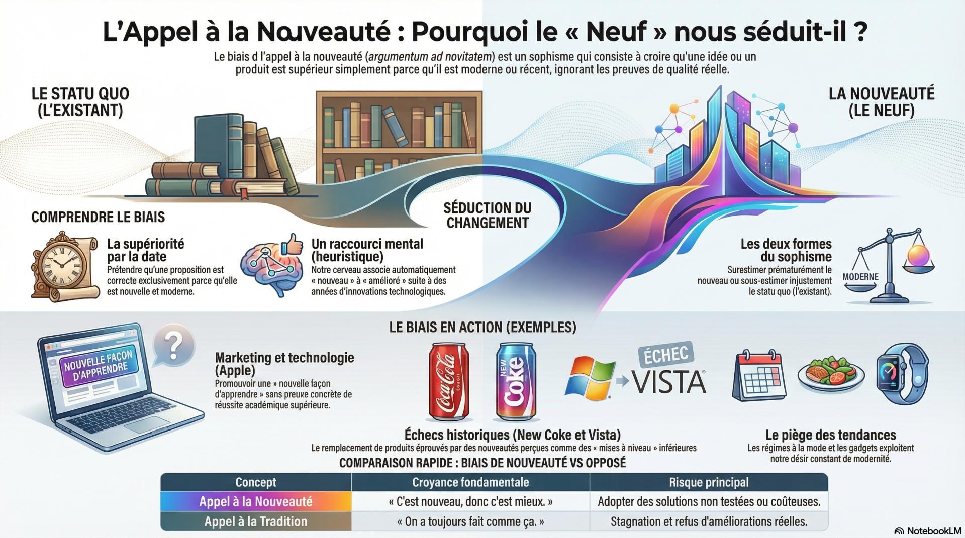 LE BIAIS DE L'APPEL À LA NOUVEAUTÉ