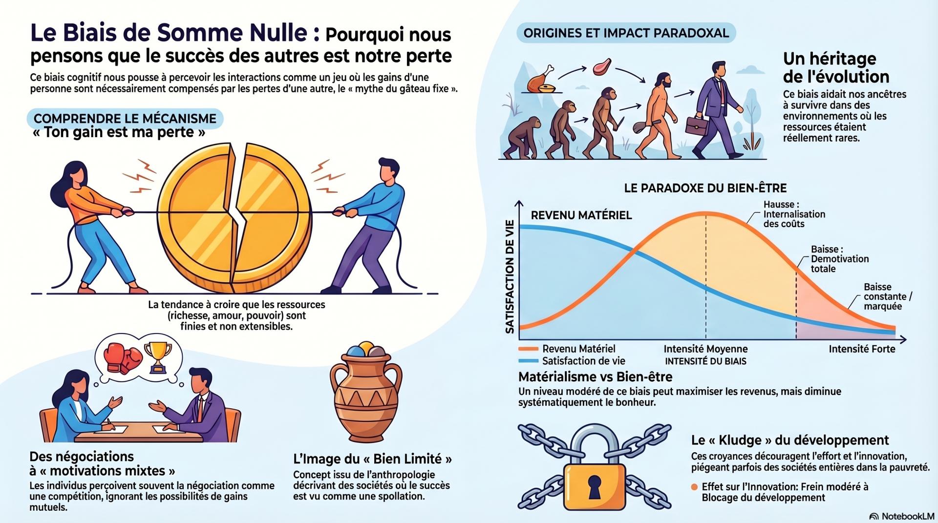 Le biais de somme nulle